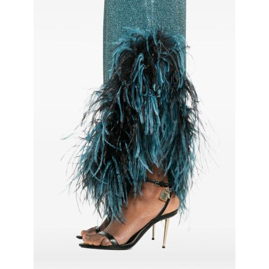 26SS 오세리 롱 원피스 LKS261 LUMIERE PEACO BLUE BLACK - OSÉREE