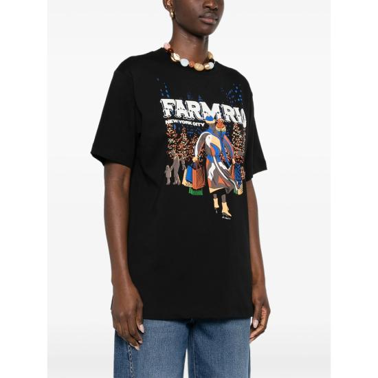 26SS 팜 리오 반팔 티셔츠 354560 L0002 BLACK - FARM RIO