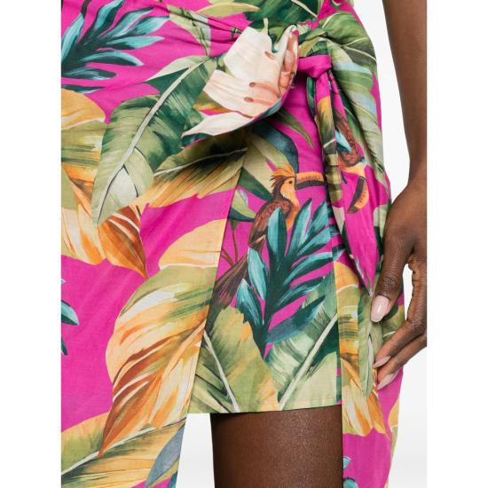 26SS 팜 리오 롱 스커트 344662 26101 PINK GREEN - FARM RIO