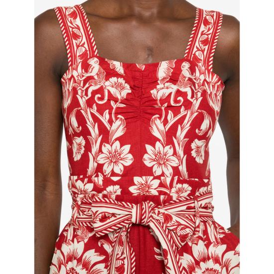 26SS 팜 리오 숏 원피스 343999 26056 RED WHITE - FARM RIO