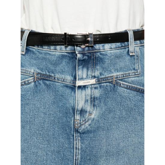 26SS 클로즈드 데님 스커트 C93861 05A 4R MBL BLUE - CLOSED