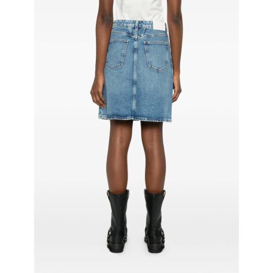 26SS 클로즈드 데님 스커트 C93861 05A 4R MBL BLUE - CLOSED