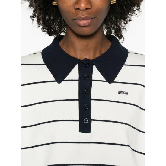 26SS 게스투즈 폴로 티셔츠 10910829 TAIGE EGRSK WHITE BLACK - GESTUZ