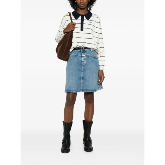 26SS 게스투즈 폴로 티셔츠 10910829 TAIGE EGRSK WHITE BLACK - GESTUZ