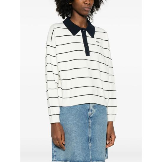 26SS 게스투즈 폴로 티셔츠 10910829 TAIGE EGRSK WHITE BLACK - GESTUZ