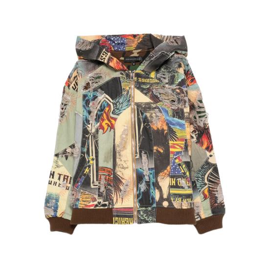 25FW 후 디싸이즈 워 자켓 VINTAGE ZIP UP MULTI GREEN