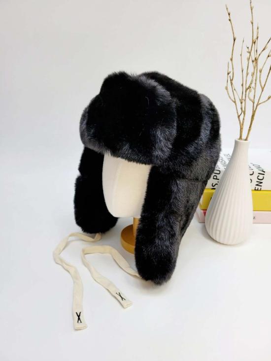  Comfortarians 이어플랩 캡 컴포테리언스 인조 모피 트래퍼 햇