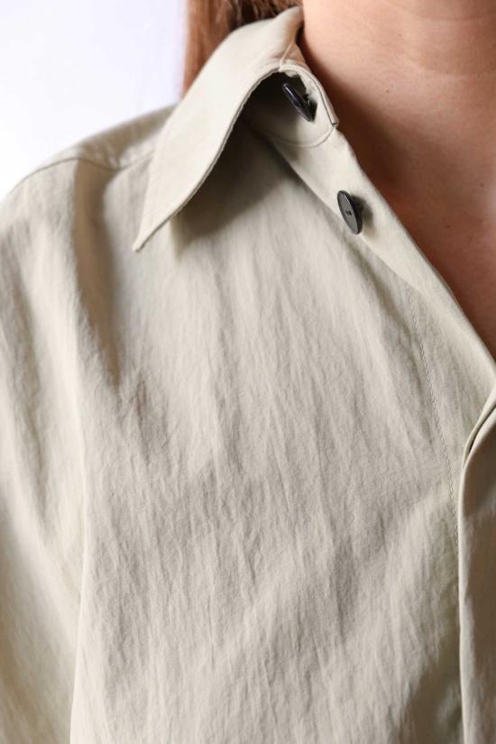  고셰르 민소매 티셔츠 민소매 오버사이즈 셔츠 탑 세이지 그린 - GAUCHERE