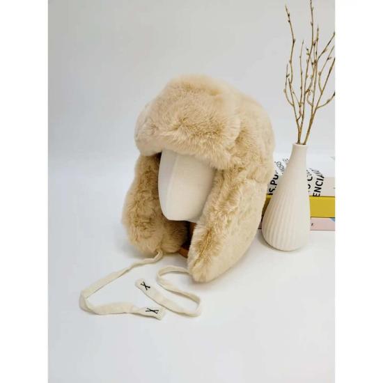  Comfortarians 이어플랩 캡 컴포테리언스 인조 모피 트래퍼 햇