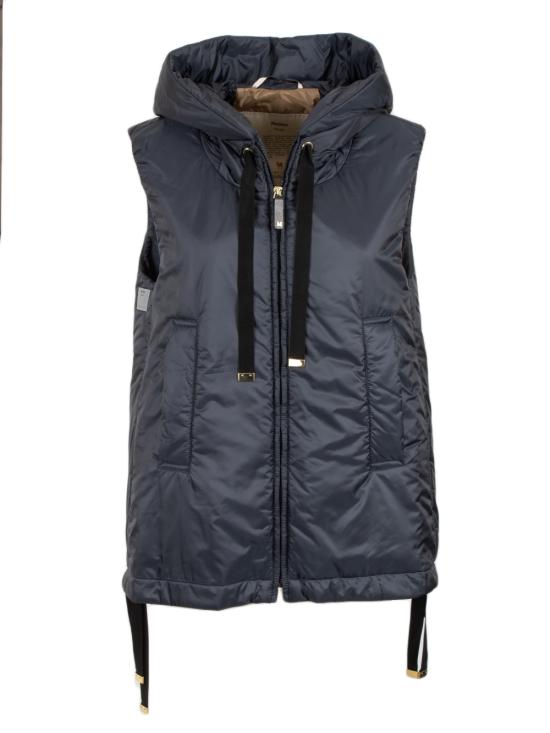 26SS 막스마라 더 큐브 그린고 발수 조끼 패딩 GREENGO008 Blue