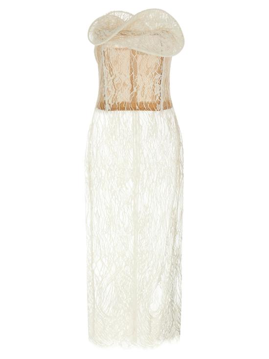 26SS 마그다뷰트림 롱 원피스 208426CREAM