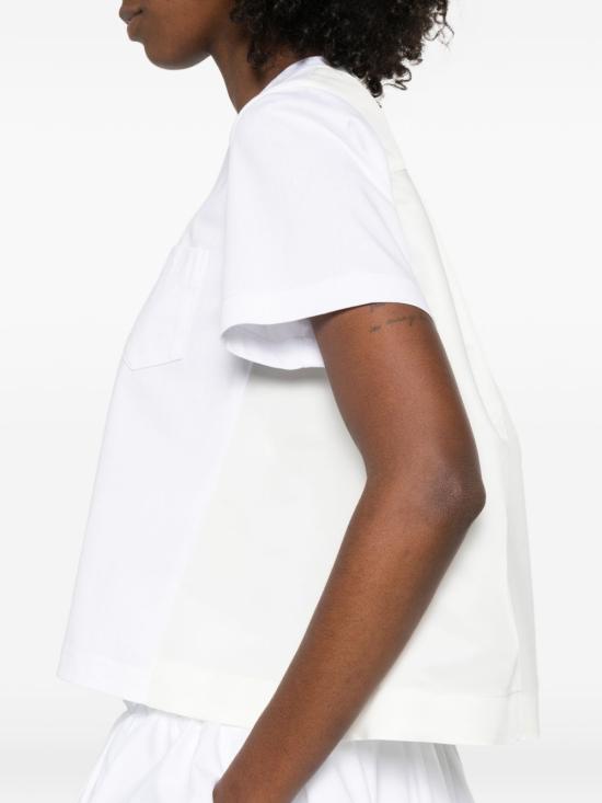 26SS 사카이 반팔 티셔츠 SCW 354 104 White - SACAI