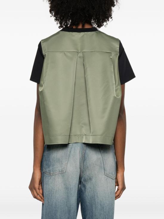 26SS 사카이 반팔 티셔츠 SCW 354 212 Kaki - SACAI