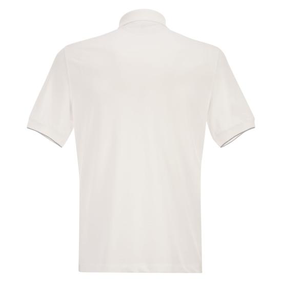 26SS 브루넬로 쿠치넬리 폴로 티셔츠 ME8548788 WHITE - BRUNELLO CUCINELLI