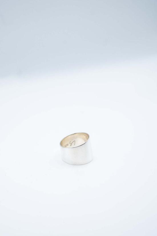  로렌 스튜어트 반지 가르보 밴드 링 실버 - LOREN STEWART