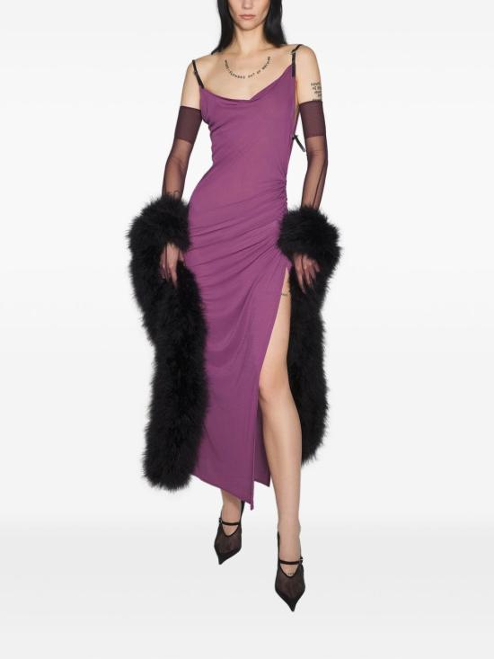 25FW 뮈글러 미디 원피스 25F3RO16986011 3527 Pink - MUGLER
