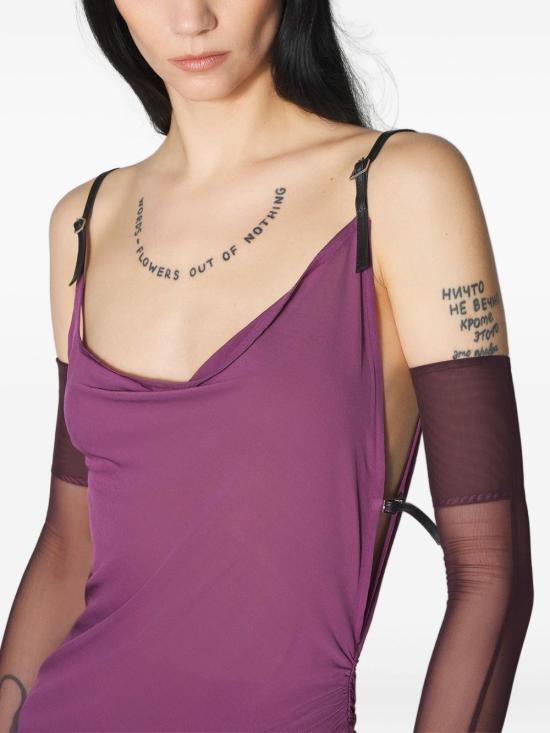 25FW 뮈글러 미디 원피스 25F3RO16986011 3527 Pink - MUGLER