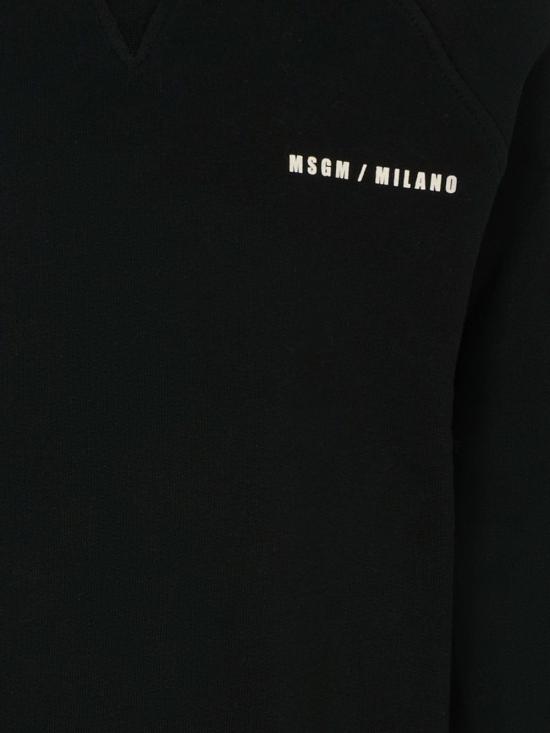 25FW [키즈] 엠에스지엠 트레이닝 상의 F5MSJBSW225 110 Black - MSGM