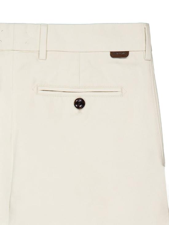 26SS 톰포드 스트레이트 팬츠 SHL042FMC276 WAC White - TOMFORD