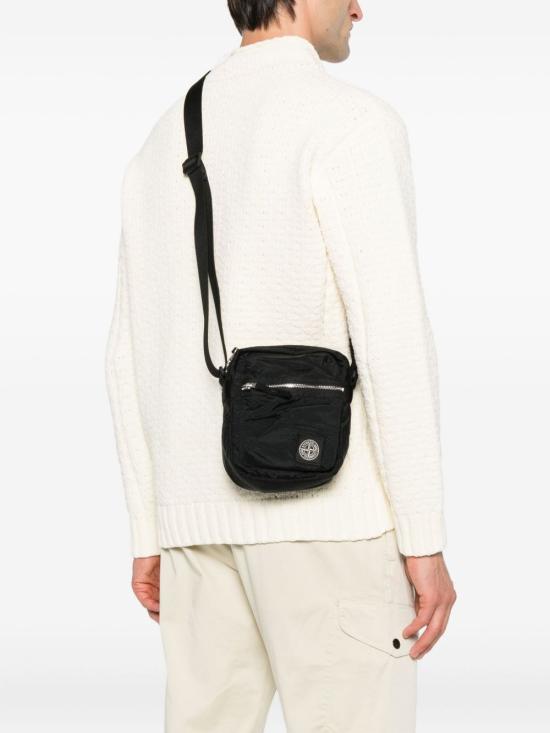 26SS 스톤 아일랜드 숄더백 L1S159200015S0251 V0029 Black - STONE ISLAND