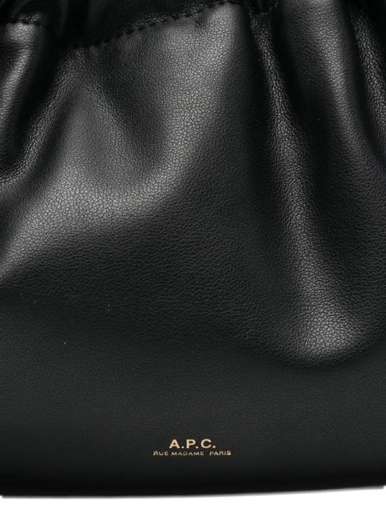 26SS 아페쎄 니논 후프 숄더백 PUAATF67049 LZZ Black - A.P.C.