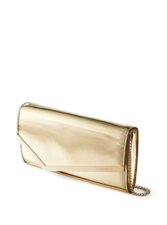 26SS 지미추 클러치/파우치 EMMIEMIFGOLD Metallic - JIMMY CHOO