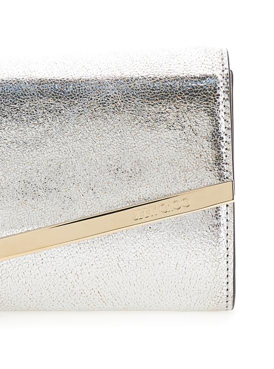 26SS 지미추 클러치/파우치 EMMIEGLECHAMPAGNE Metallic - JIMMY CHOO
