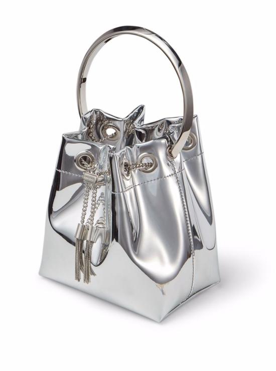 26SS 지미추 클러치/파우치 BONBONXVKSILVER Metallic - JIMMY CHOO