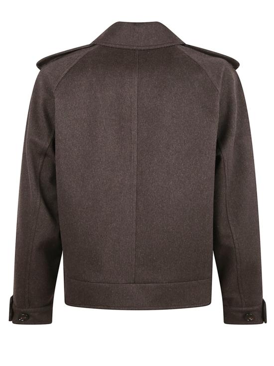 25FW 버버리 캐시미어 자켓 8115000 C3876 Brown - BURBERRY