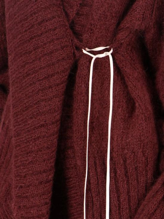 25FW 드리스 반 노튼 가디건 011251 2733359 Burgundy - DRIES VAN NOTEN