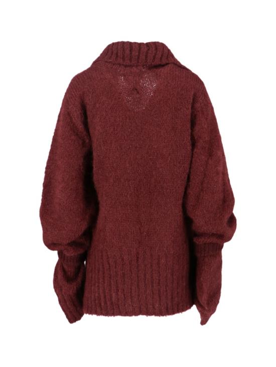 25FW 드리스 반 노튼 가디건 011251 2733359 Burgundy - DRIES VAN NOTEN