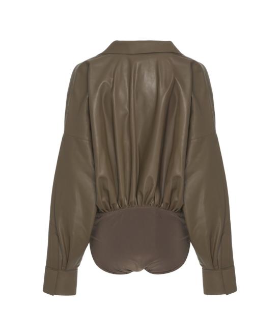 25FW 노마카말리 바디수트 티셔츠 ST325 BLV183 Green - NORMA KAMALI