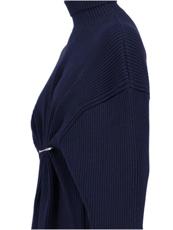 25FW 발렌시아가 미디 원피스 850028 T17594140 Blue - BALENCIAGA