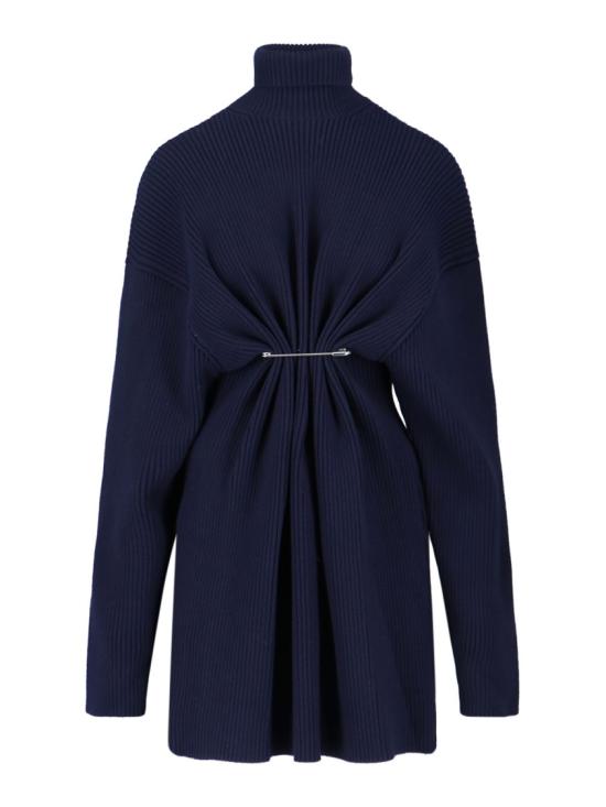 25FW 발렌시아가 미디 원피스 850028 T17594140 Blue