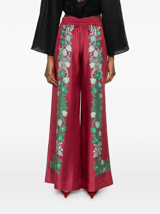 26SS 라 더블제이 스트레이트 팬츠 TRO0026SILREG02RE01 Red - LA DOUBLEJ