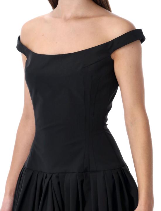 26SS 마그다뷰트림 미디 원피스 258426 BLACK Nero - MAGDA BUTRYM