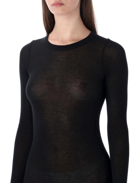 26SS 릭 오웬스 미디 원피스 RP01F6546RC 09 Nero - RICK OWENS