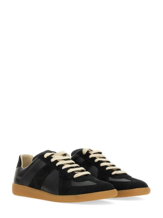 26FW 마르지엘라 카프스킨 레플리카 스니커즈 S58WS0109 P1895H6851 BLACK - MAISON MARGIELA