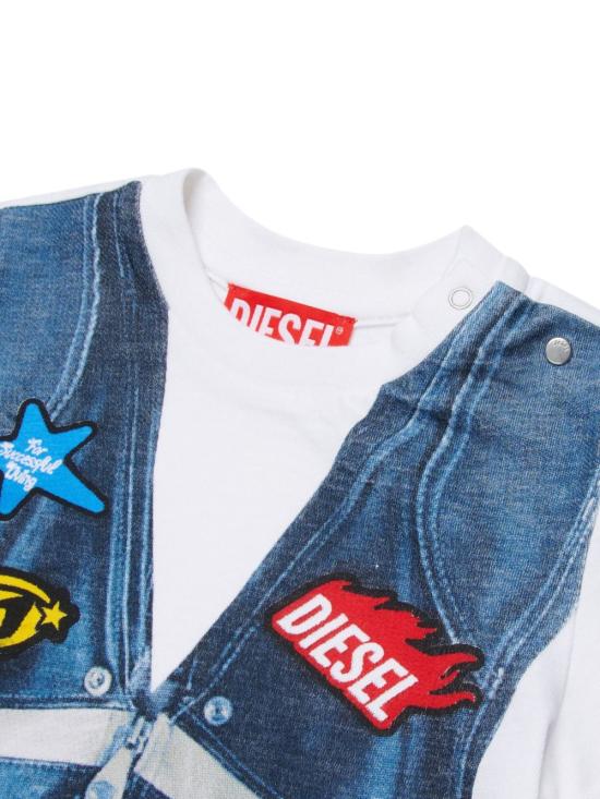 26SS [키즈] 디젤 티셔츠 K00759KYAYST ELTIBK100 - DIESEL