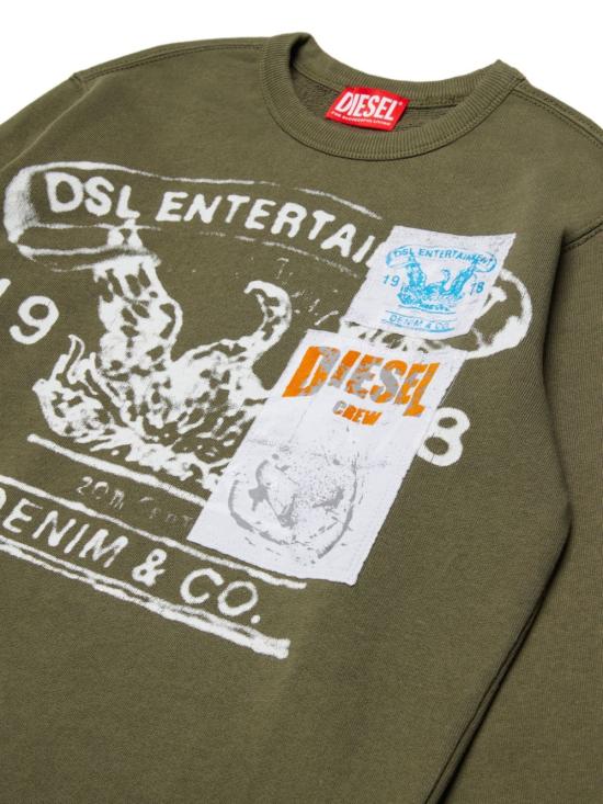 26SS [키즈] 디젤 트레이닝 상의 J02615 KYA0WK511 - DIESEL