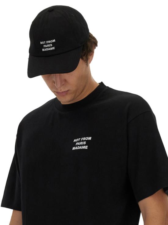 26SS 드롤드무슈 반팔 티셔츠 TS203 CO002BLACK - DROLE DE MONSIEUR