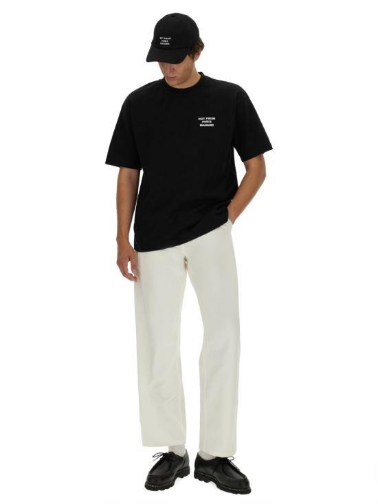 26SS 드롤드무슈 반팔 티셔츠 TS203 CO002BLACK - DROLE DE MONSIEUR