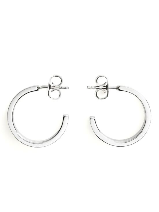 26FW MM6 메종마르지엘라 미니멀 로고 이어링 SM7VG0056 SV0310951 SILVER - MM6 MAISON MARGIELA