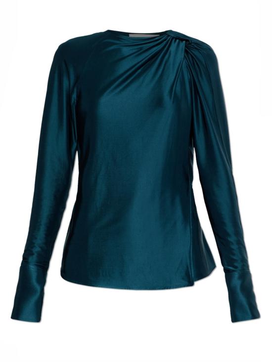 26SS 빅토리아 베컴 블라우스 1126WSH006991A DARKTEAL BLACK