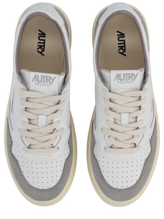 26SS 오트리 메달리스트 로우 스니커즈 AULM FT01 WHITE - AUTRY