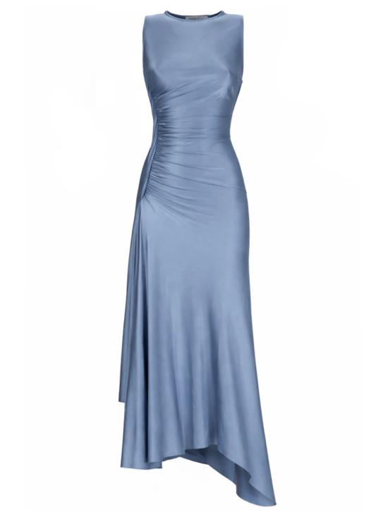 26SS 빅토리아 베컴 롱 원피스 1126WDR007096A STONE BLUE
