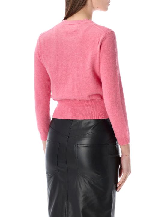 26SS 이자벨마랑에뚜왈 뉴턴 코튼 가디건 CA0040FAA1X05E 40BG BUBBLEGUM - ISABEL MARANT ETOILE