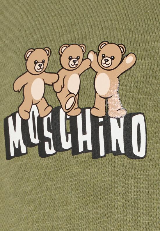 26SS [키즈] 모스키노 트레이닝 상의 HVF08V LCA88 30037 GREEN - MOSCHINO