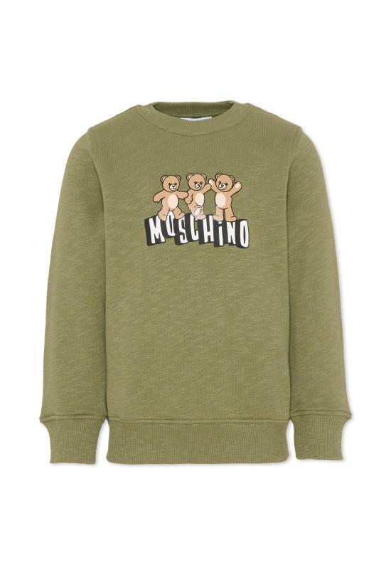 26SS [키즈] 모스키노 트레이닝 상의 HVF08V LCA88 30037 GREEN