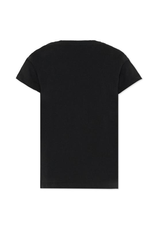 26SS [키즈] 모스키노 티셔츠 HUM05O LAA03 60100 BLACK - MOSCHINO